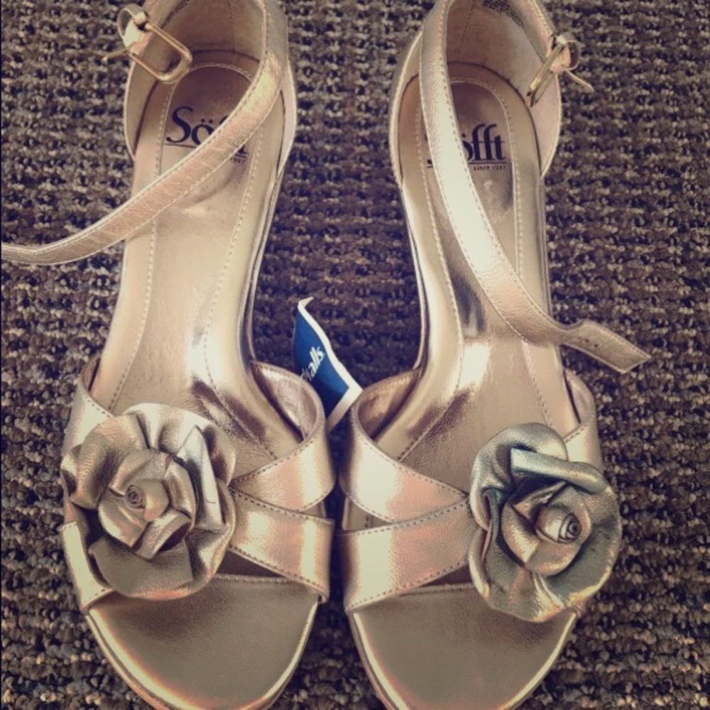 Söfft Golden leather sandals